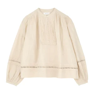 Leaf skjorte | Antique beige